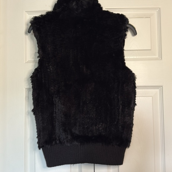 Patrizia Luca Real Fur Black Vest size S - Picture 5 of 10